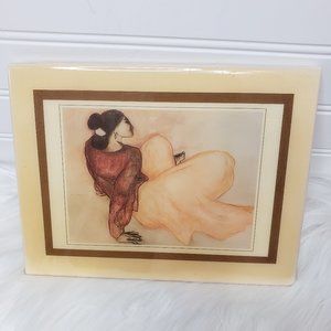 VINTAGE R.C. Gorman Sue-Bah Crystal Tile Wall Hanging Excellent Condition